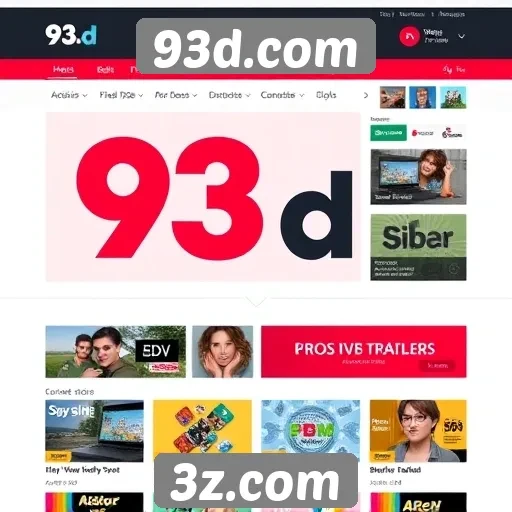 Acesso e navegação no site 93d.com
