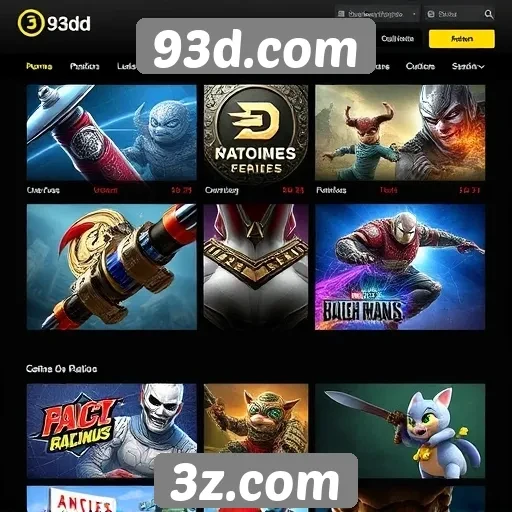 Análise da diversidade de jogos disponíveis em 93d.com