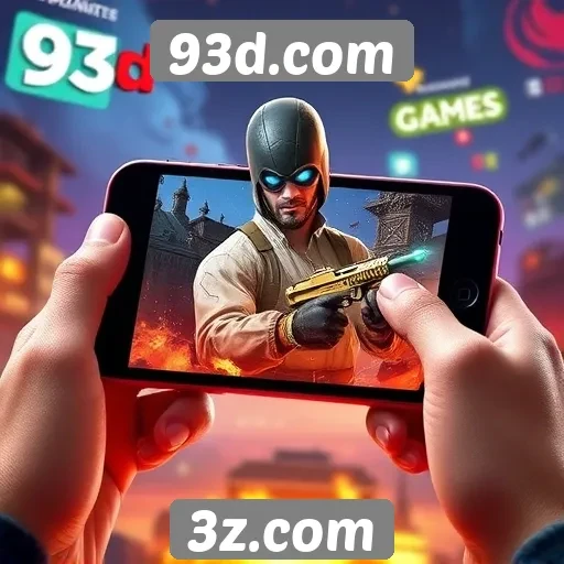 Desempenho de jogos mobile na plataforma 93d.com